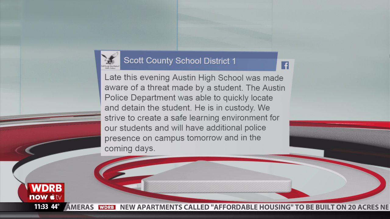Teen accused of posting threat on social media in Scott County, Indiana